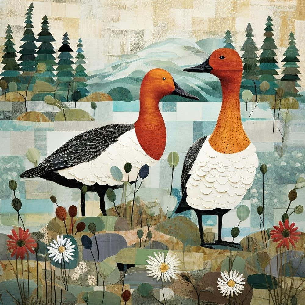 Bird In Nature Canvasback 4