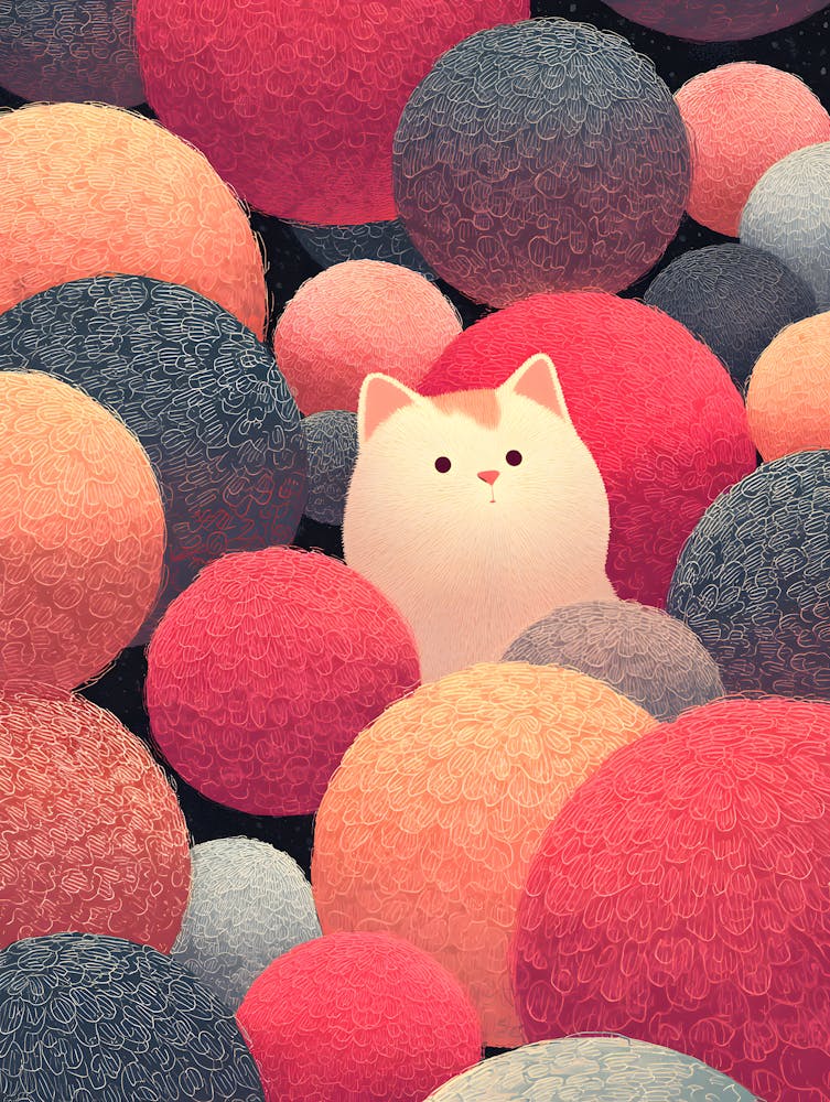 Cat In A Ball 8