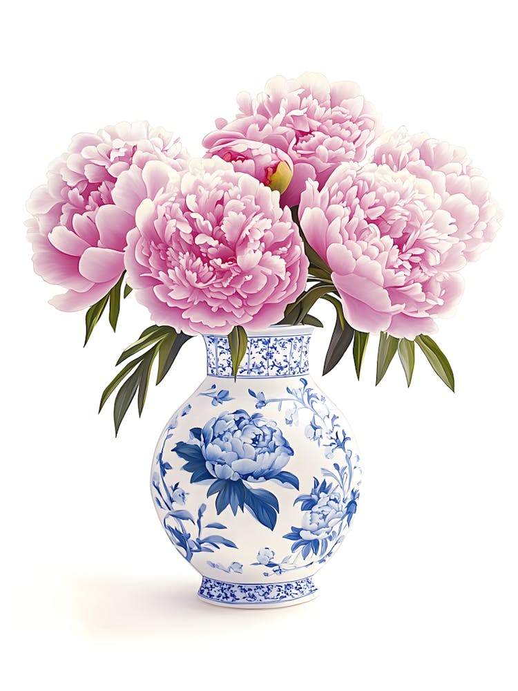 Pfingstrosen in einer Vase 2