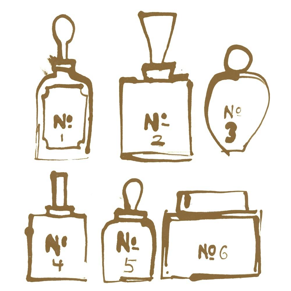 Perfume Bottles Gold