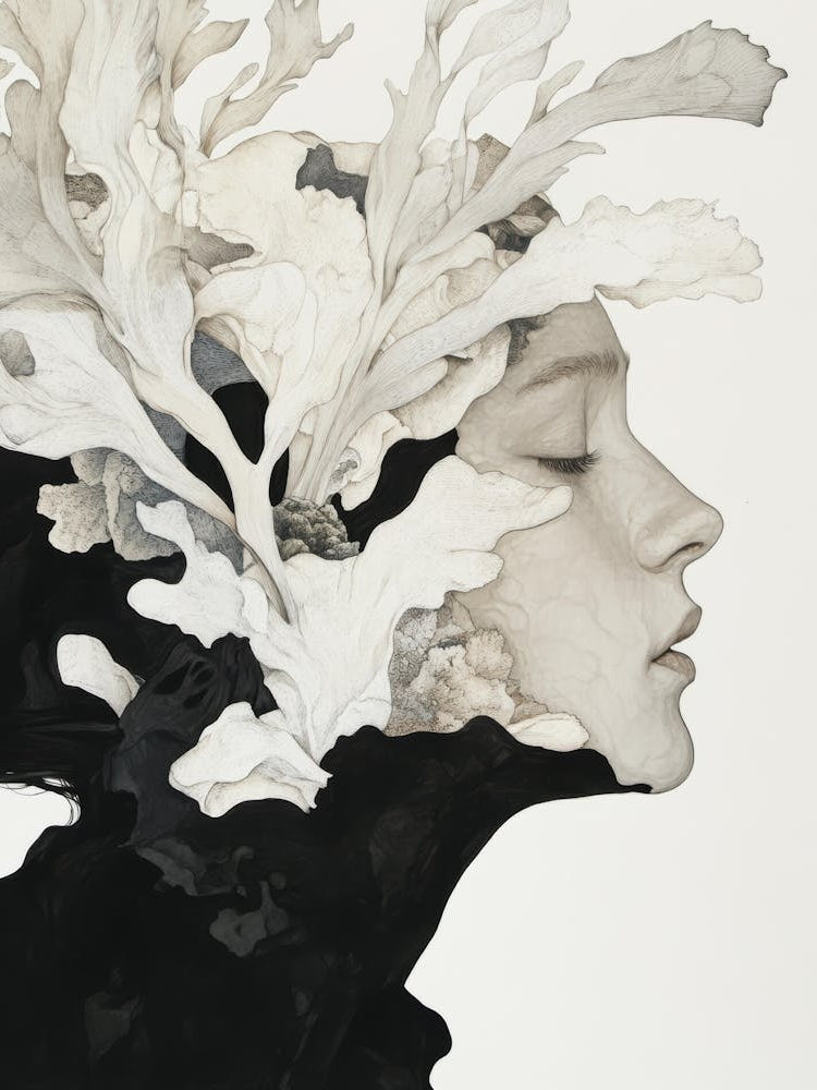 Portrait Of A Woman With Leaves 29