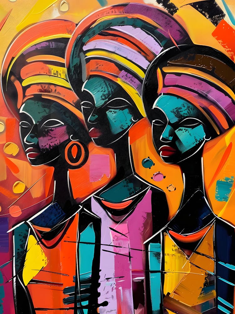 Three African Women 5