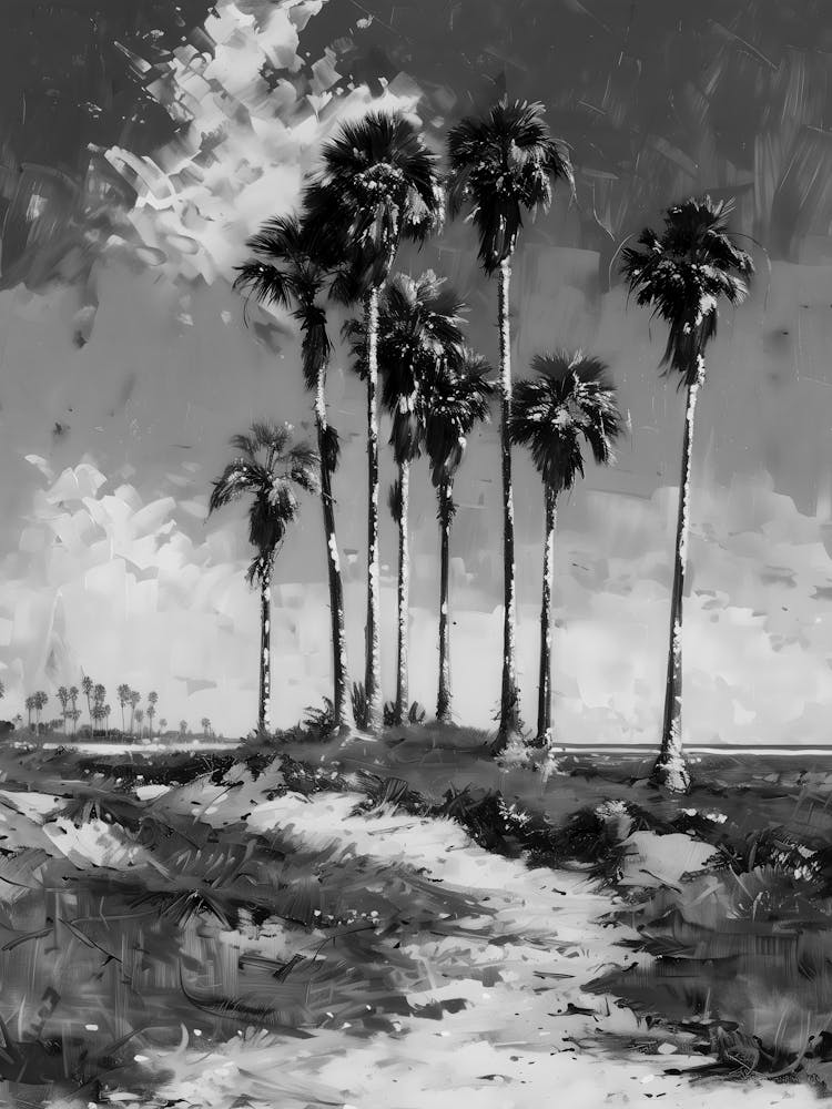 Palm Trees On The Beach 5
