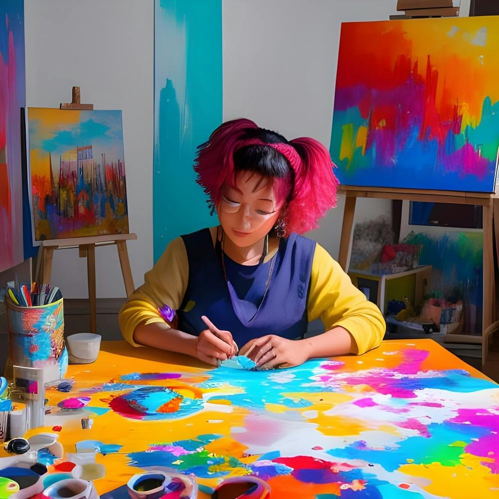 Artist faces inspiration challenge.