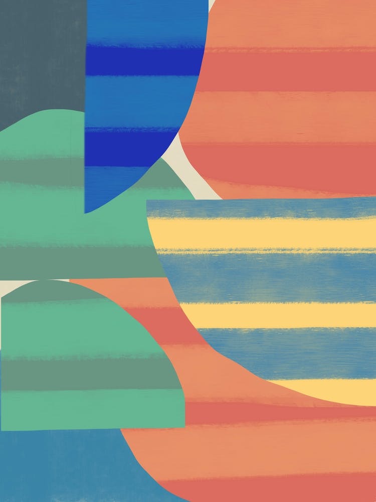 Abstract Stripe Minimal Collage 20