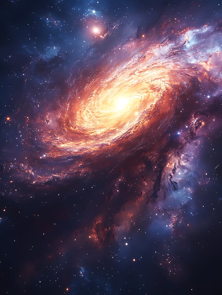 Spiralgalaxie im Weltraum 5