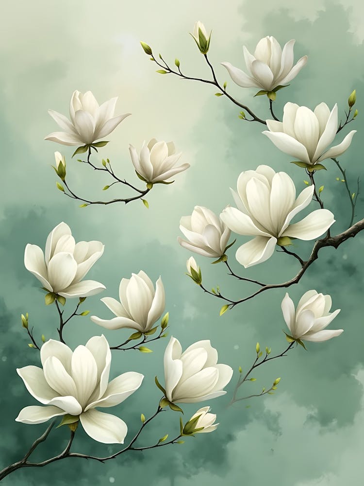 Sage Green Leaf Arrangement