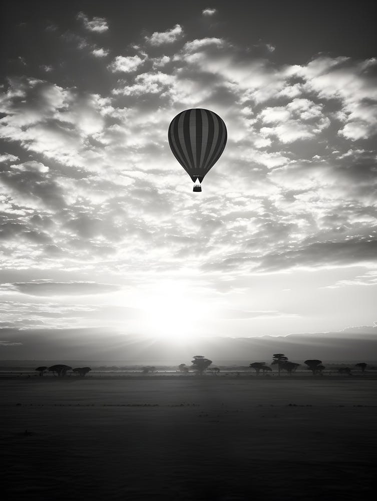 Hot Air Balloon In The Sky
