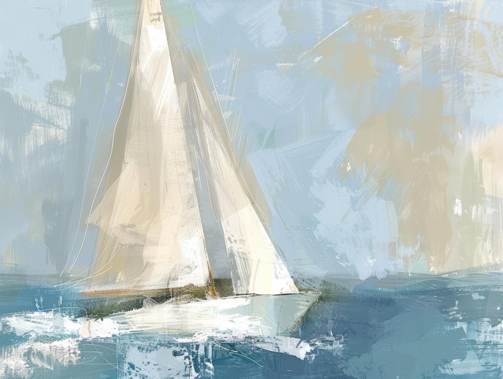 Sailboat Canvas Print 7