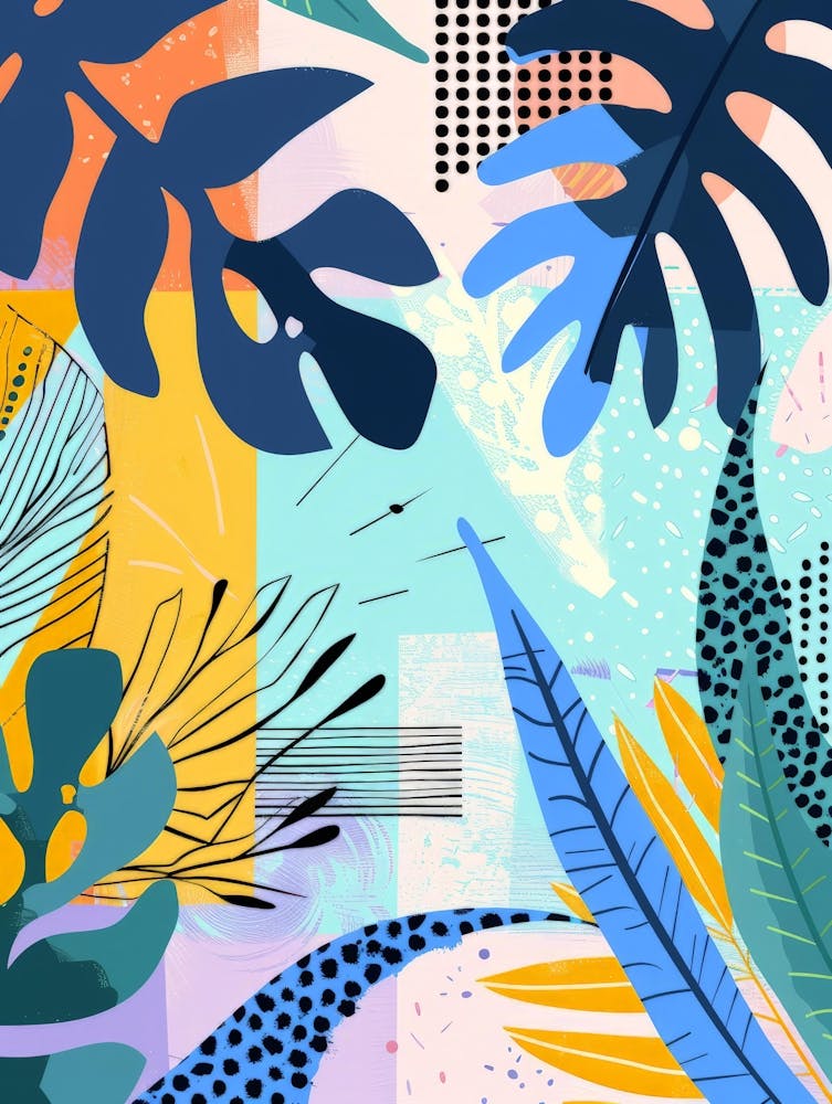Abstract Tropical Background