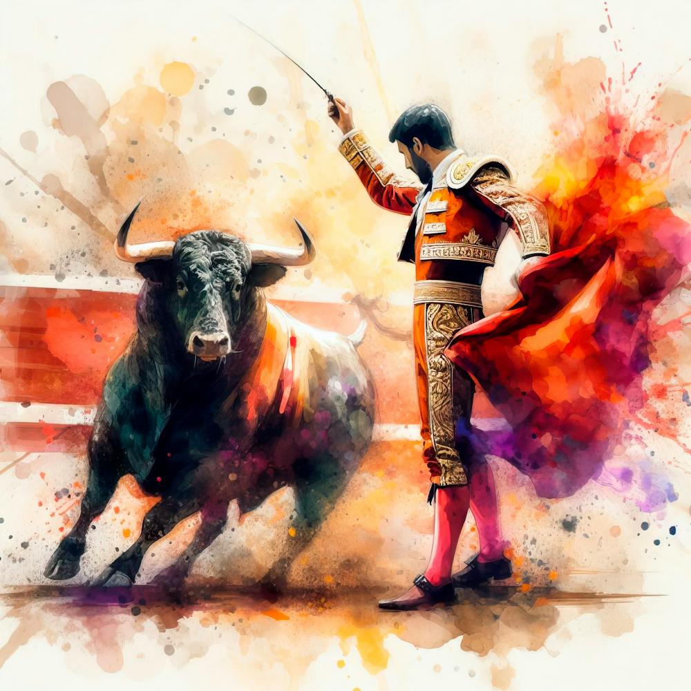 Bullfighter Painting