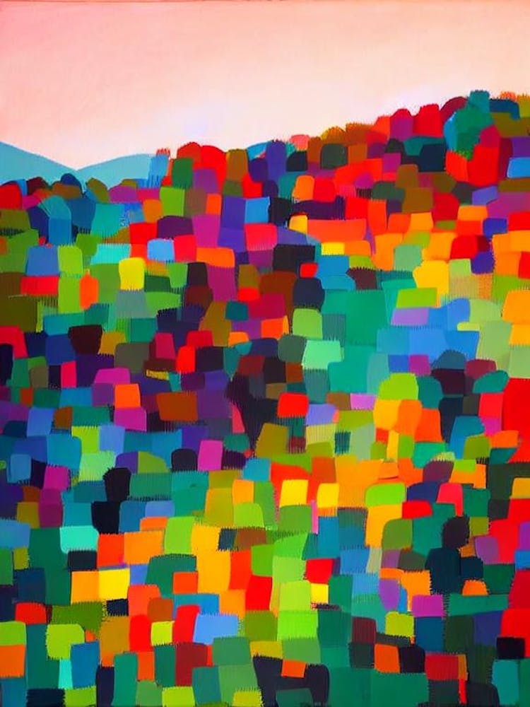 Komodo National Park Indonesia Abstract Colourful