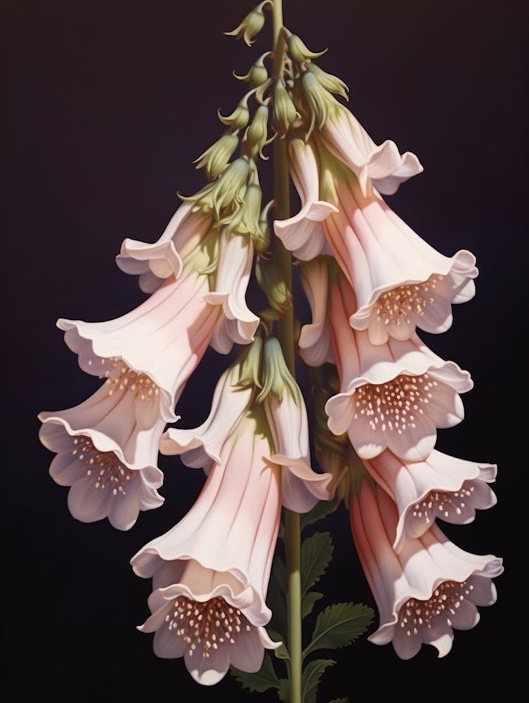 Florale Illustration Fingerhut 1