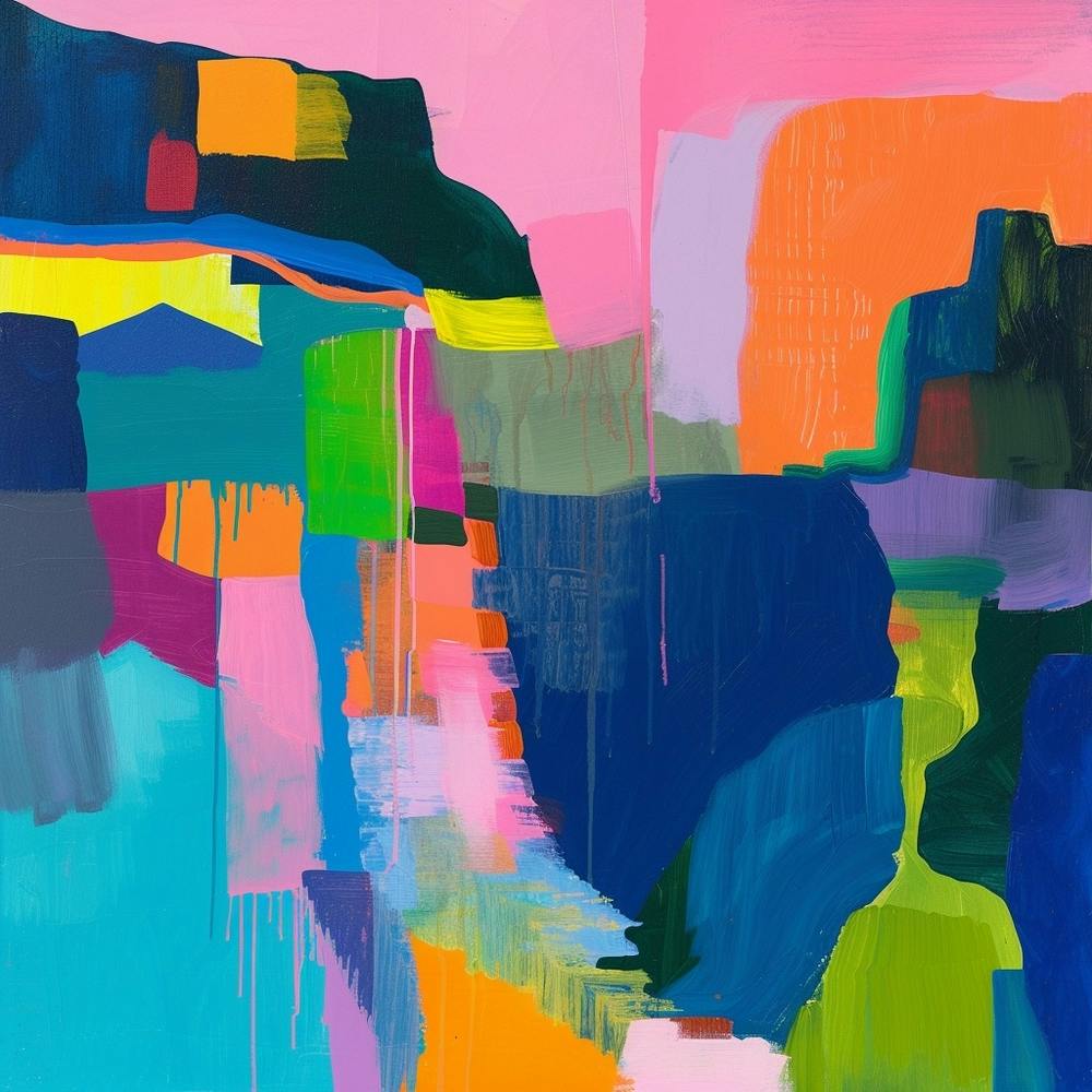 Abstract Travel Collection Austin Texas 1