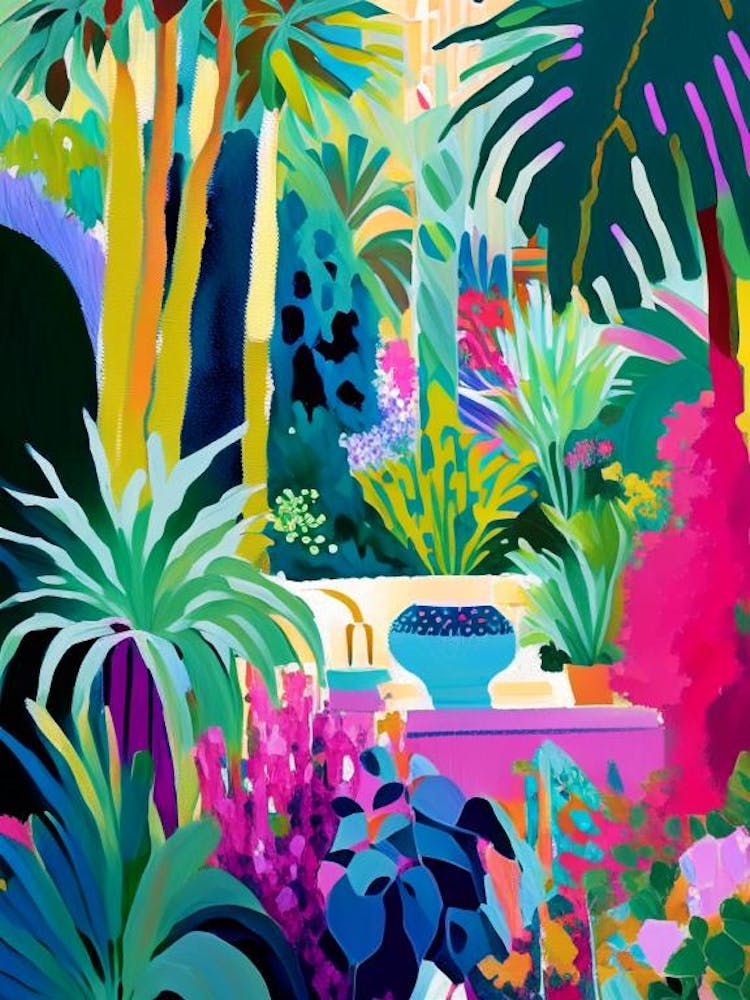 Jardin Exotique De Monaco, Monaco Abstract Still Life