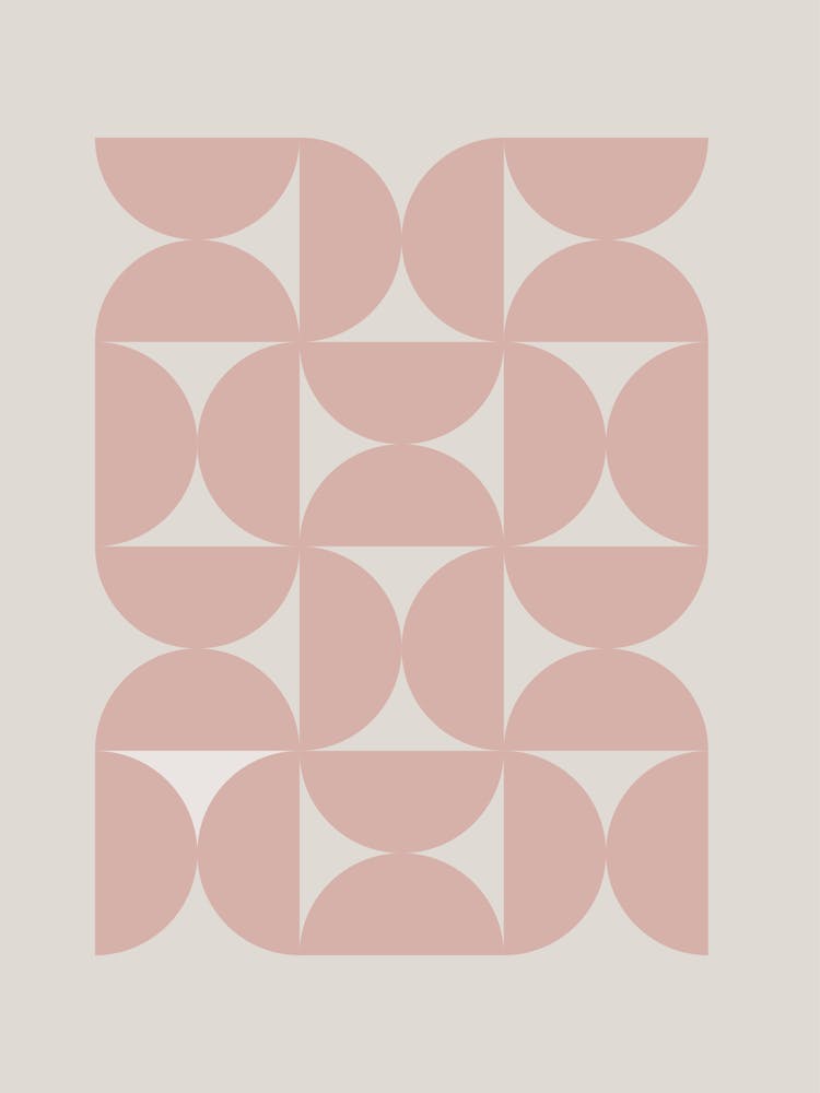 Pink Geometric Pattern