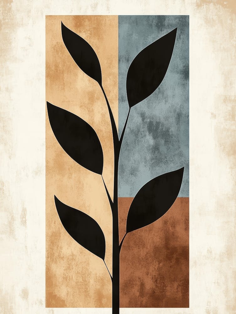 Abstract Tree Canvas Print 1