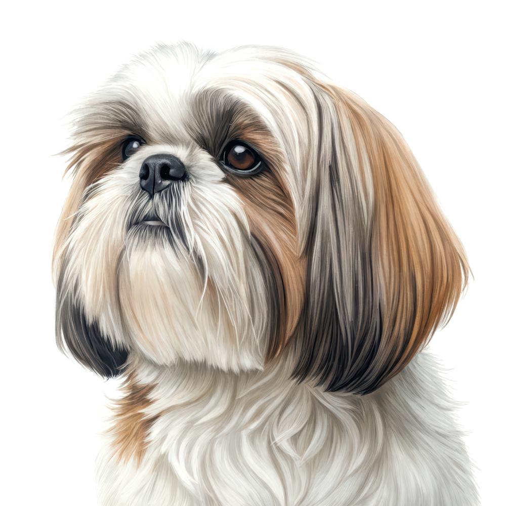 Shih Tzu Dog Portrait