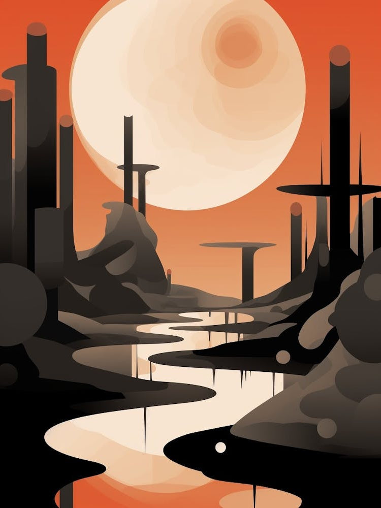 Dystopian Abstract Minimalist 9