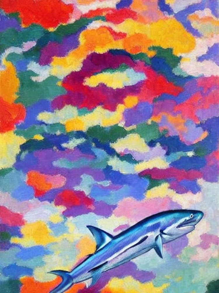 Ghost Shark Matisse Inspired
