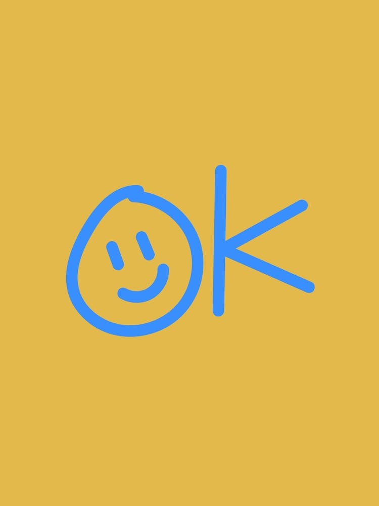 Ok Smiley Poster 5