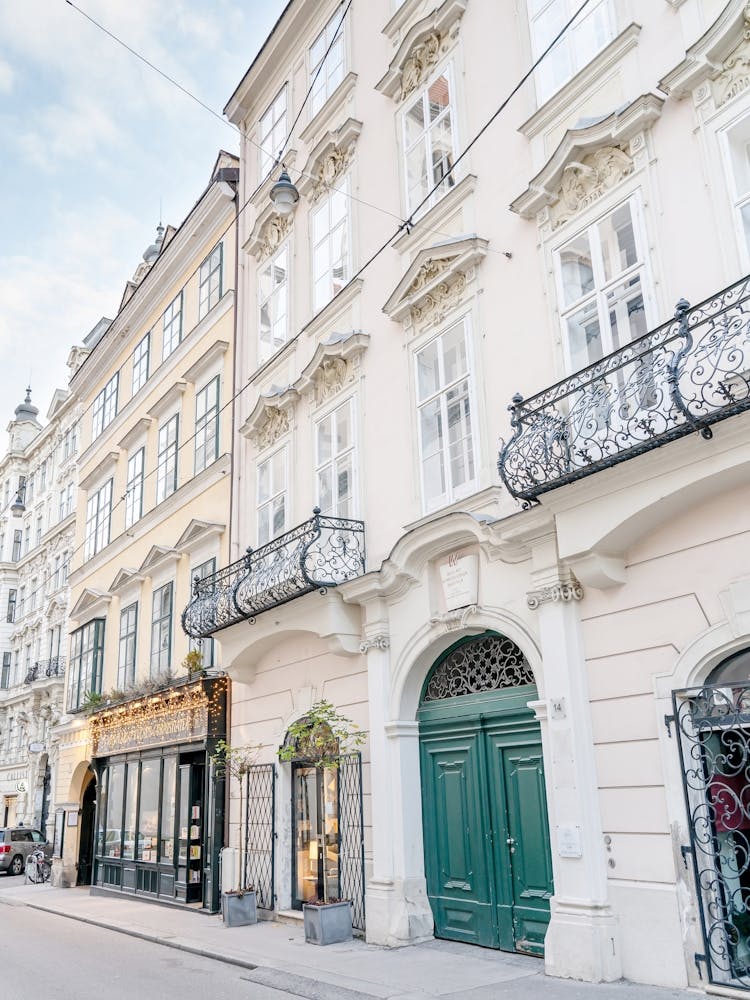 Old Town Street Scene In Vienna