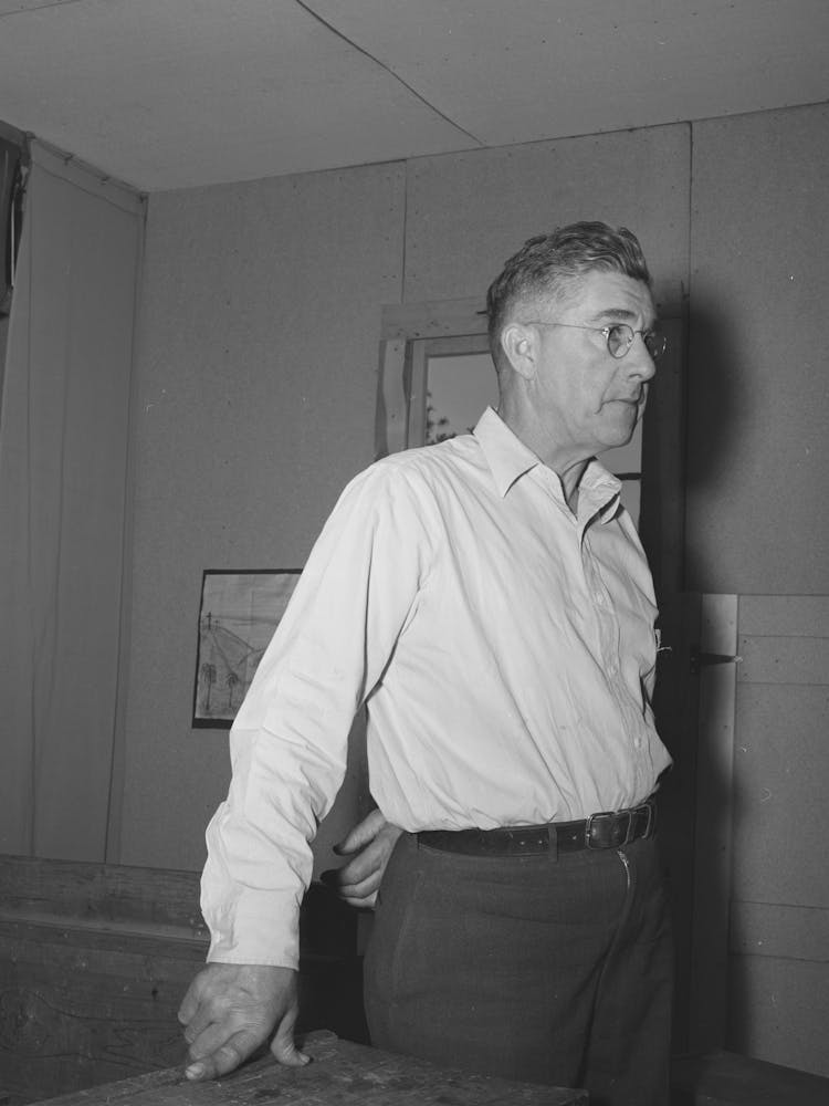 Mr Keele, Merchant And President Of The Farm Bureau, Pie Town, New Mexico, Mr, Keele Was A Merchant In West Texas