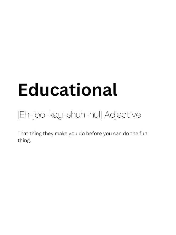 Educational Definition Meaning