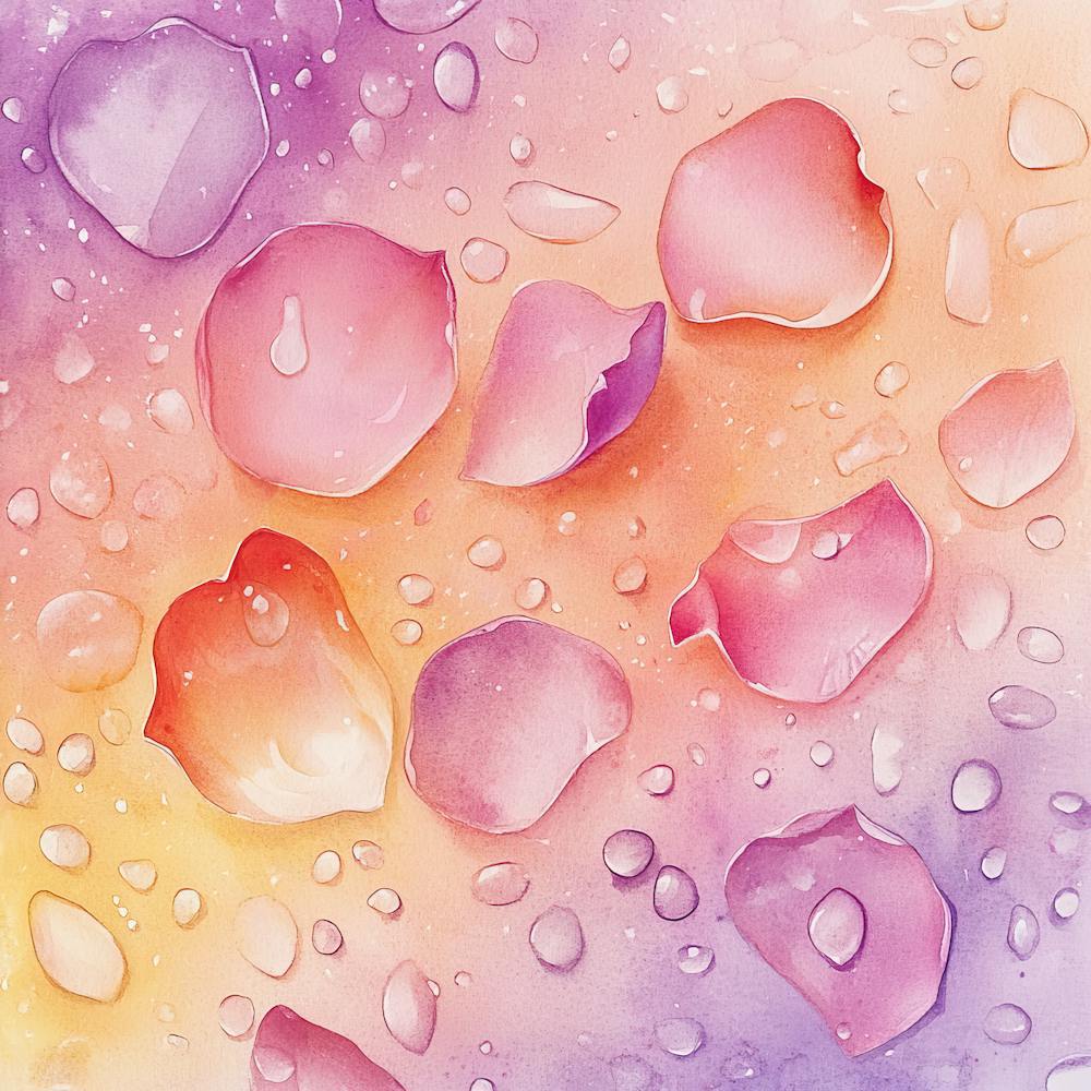 Pastel Roses Rain 8