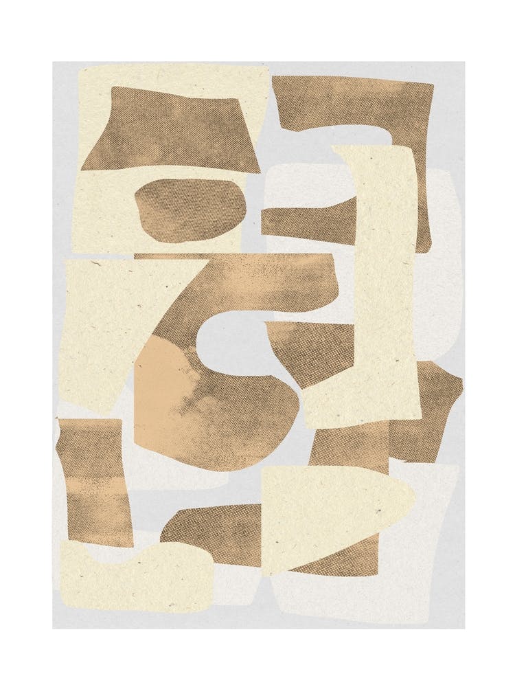 Paper Neutral Color Collage