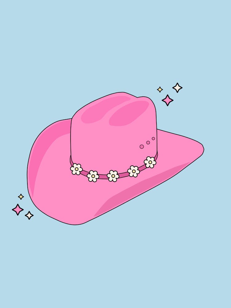 Cowboy Pink And Blue