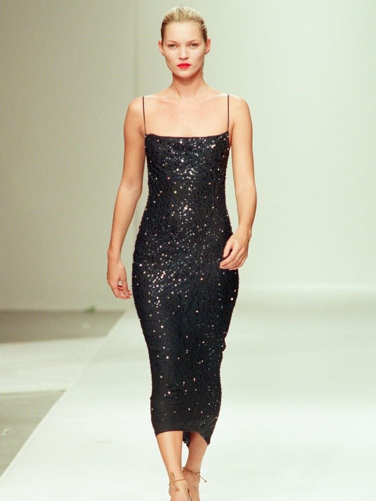 Kate Moss On The Runway During Milan Fashion Week