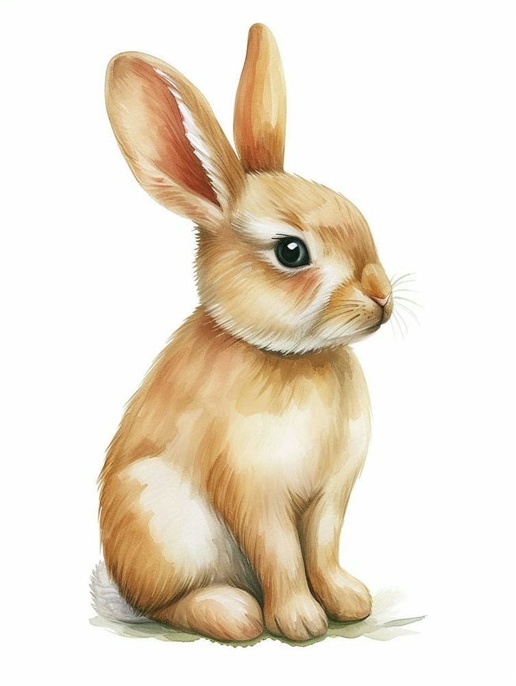 Britannia Petite Rabbit Kids Illustration 4