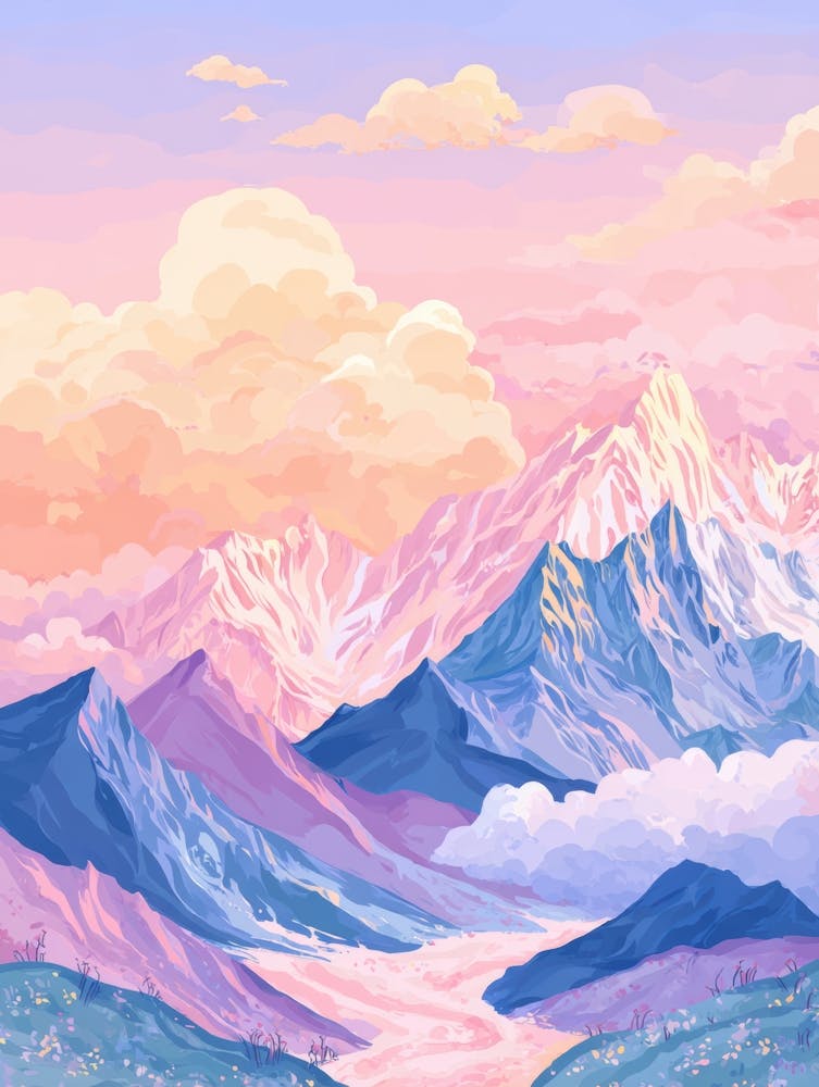 Mountain Landscape Painting