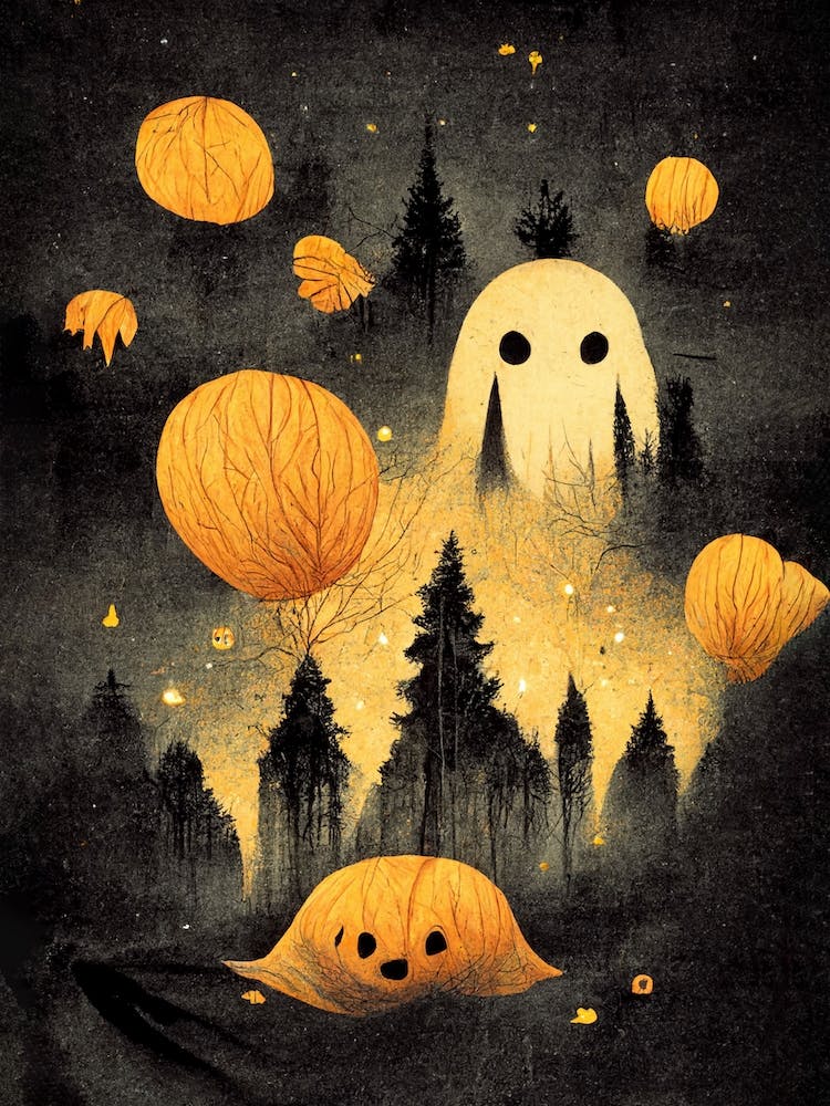 Spooky Halloween Forest