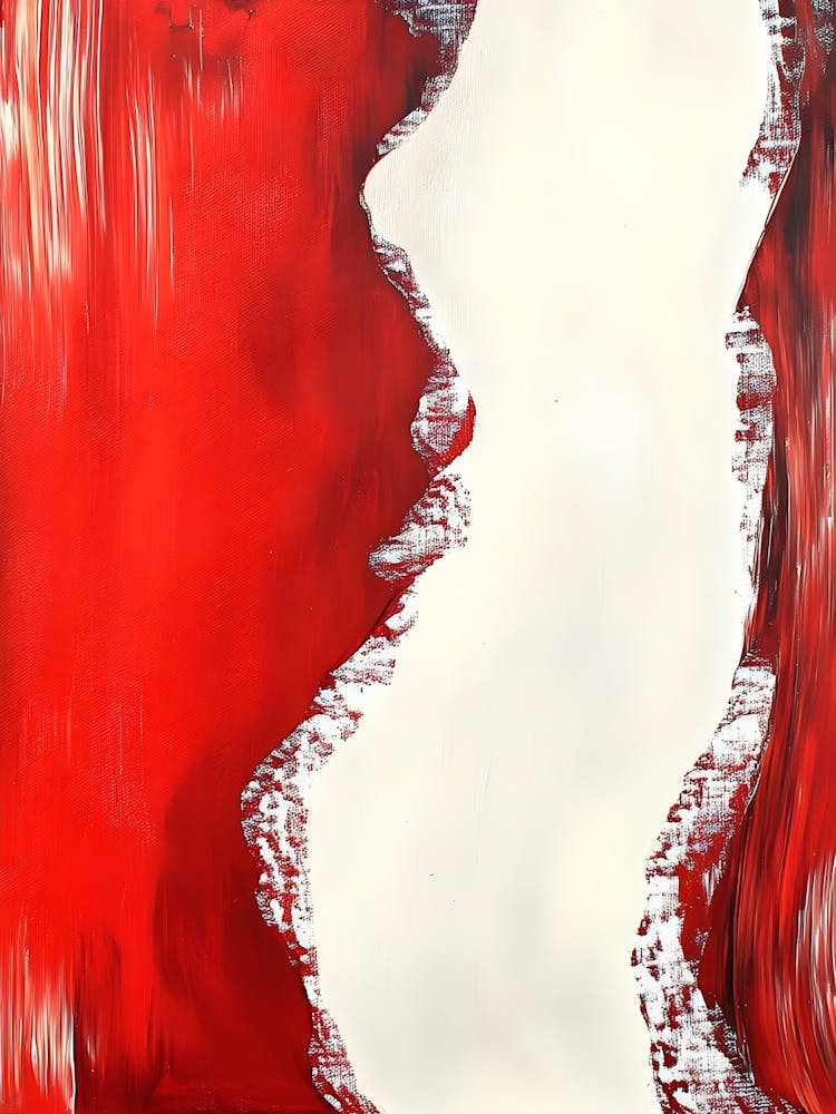Abstract - Red And White