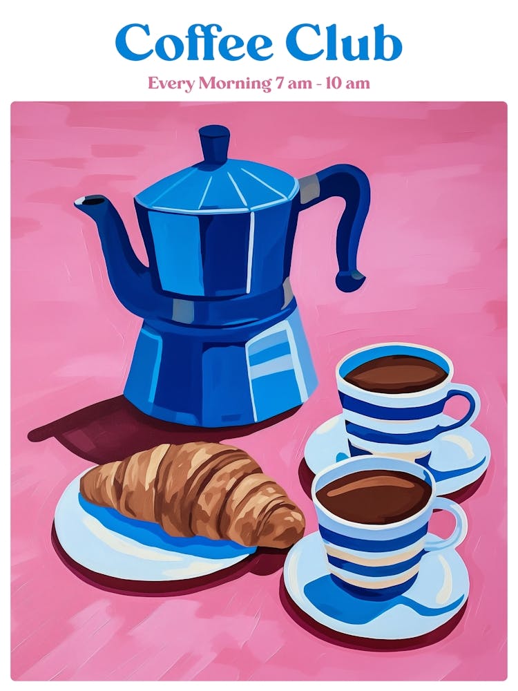 Boho Poster Club 4 Coffee Club