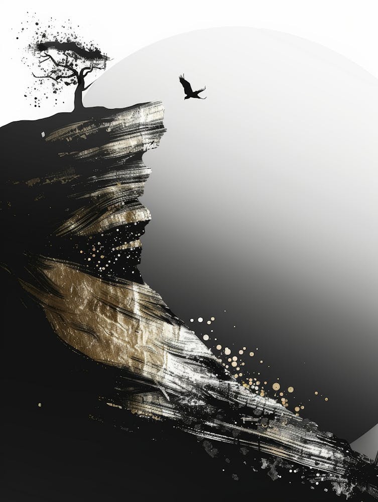 Arbre sur une Falaise