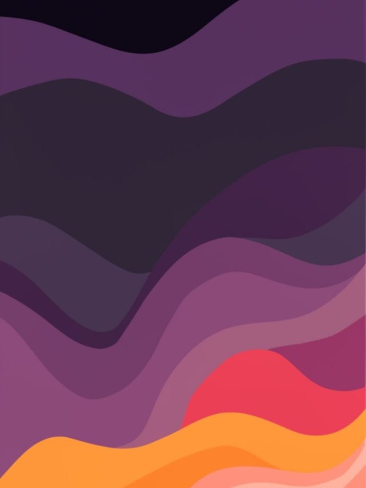 Abstract Wave Painting