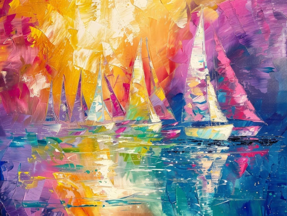 Sailboats On The Water 2