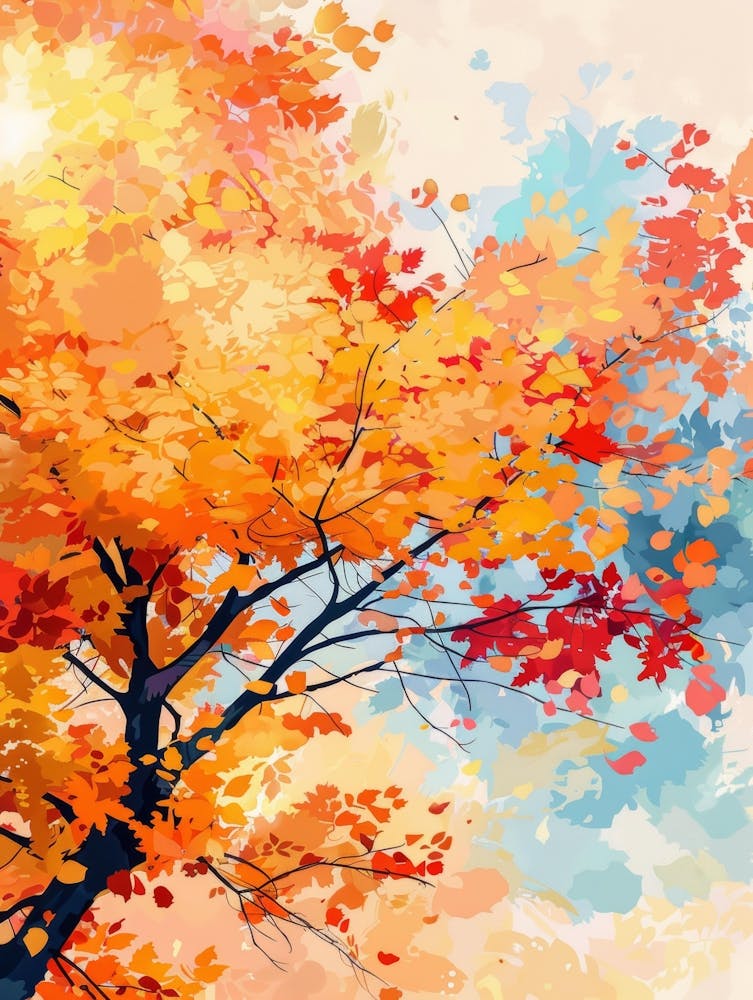 Herbstbaum-Bild