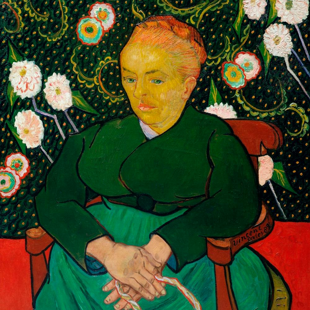 The Berceuse, Woman Rocking A Cradle (1889) By Vincent Van Gogh