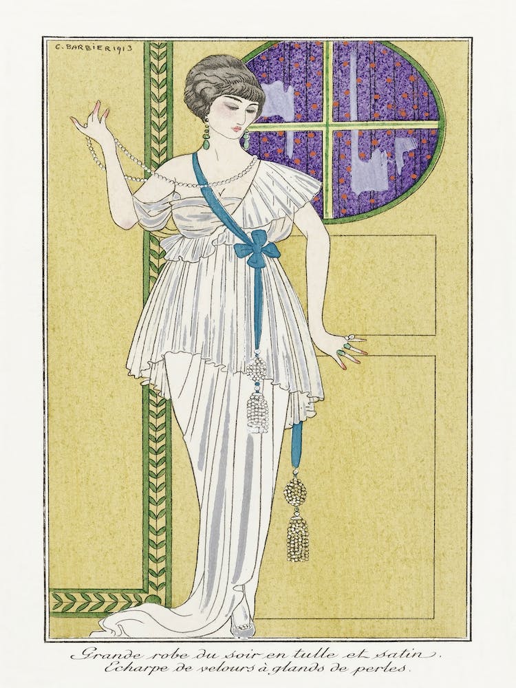 Costumes Parisiens No 6, George Barbier