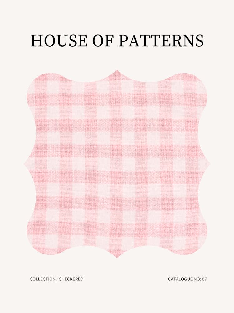 Checkered Pattern Poster 7