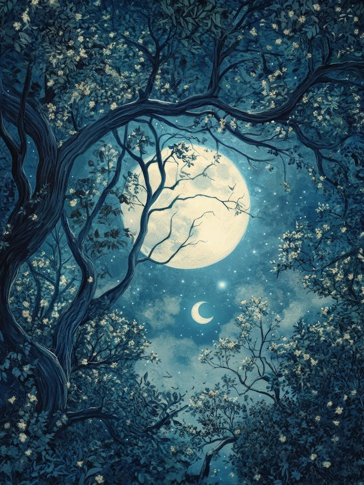 Full Moon In The Forest 3