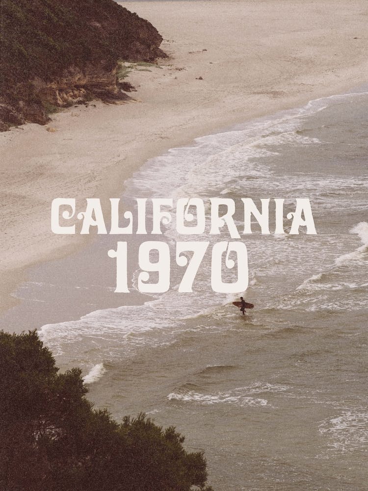 California Photo Print Surfing Poster Coastal Wall Art Surfer Room Decor Beach Printable INSTANT DOWNLOAD