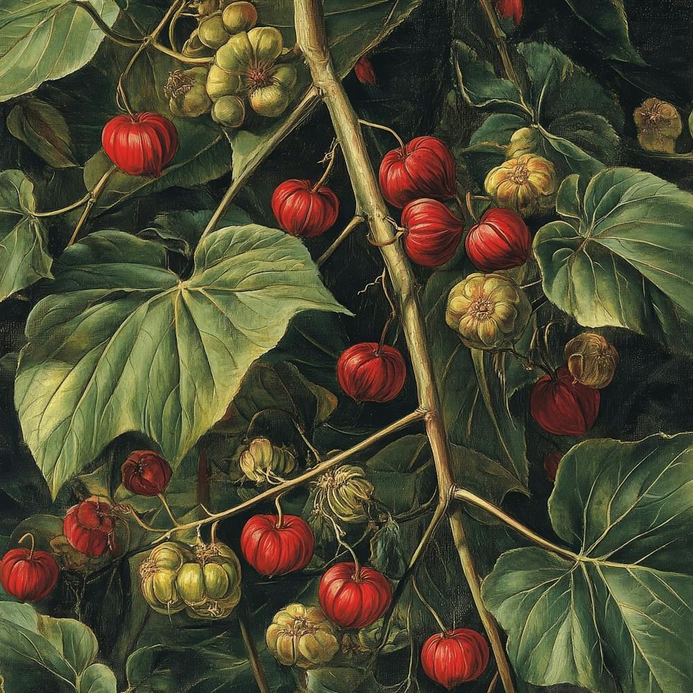 Berries On A Tree Art