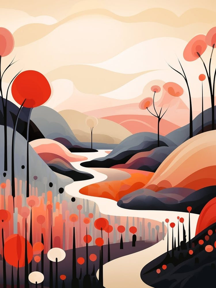 Meadow Abstract Minimalist 8