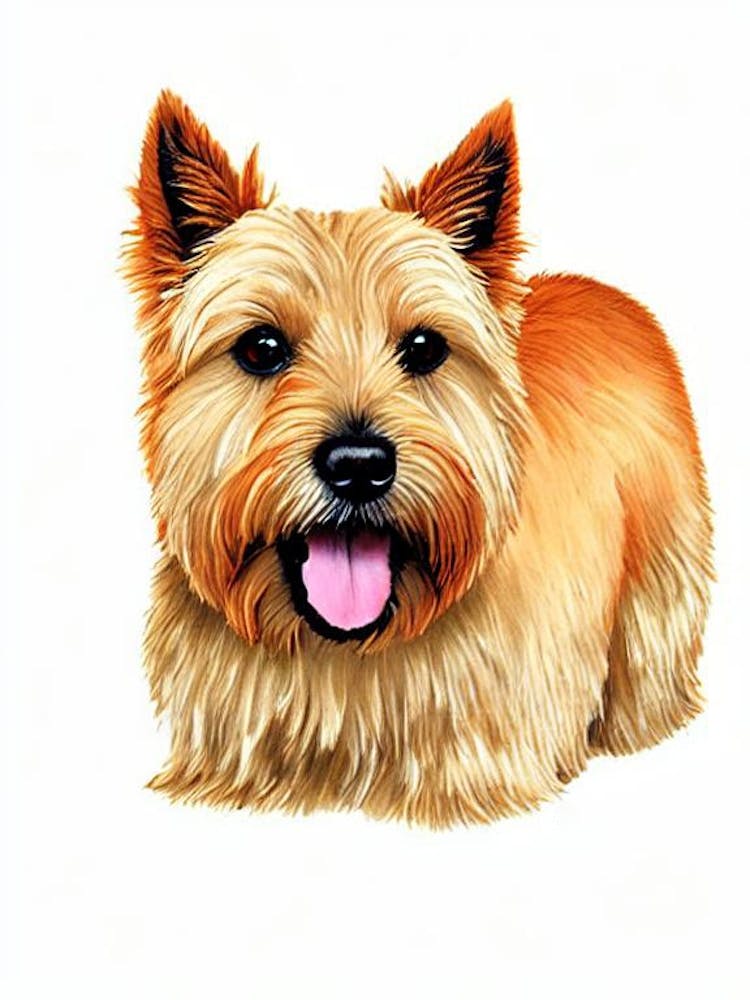 Norwich Terrier Illustration Dog