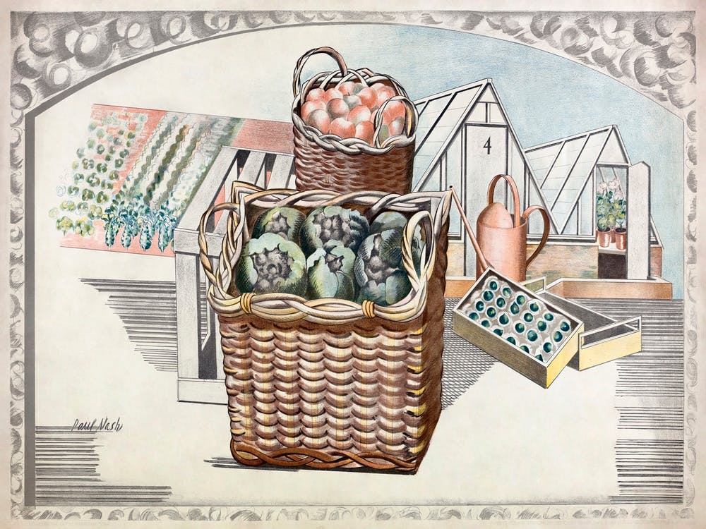 Fruits And Vegetables (1930), Paul Nash